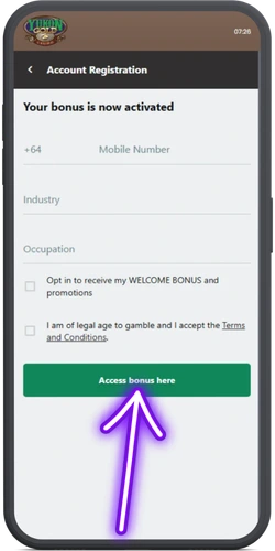 yukon gold casino mobile number registration